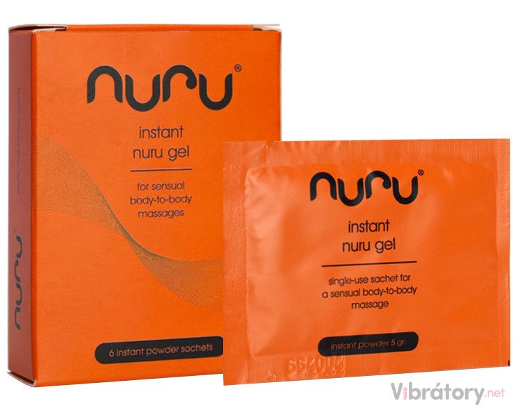 Levně Práškový masážní gel Instant Nuru Gel, 6x 5 g