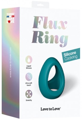 Silikonový postroj na penis a varlata Flux Ring