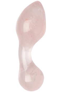 Anální kolík z růženínu Rose Quartz Root – Klasické anální kolíky