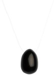 Yoni vajíčko z obsidiánu Black Obsidian Egg (L), velké