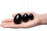 Yoni vajíčko z obsidiánu Black Obsidian Egg (L), velké
