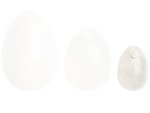 Yoni vajíčko z křišťálu Clear Quartz Egg (S), malé