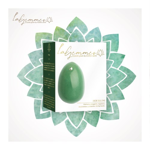 Yoni vajíčko z jadeitu Jade Egg (S), malé