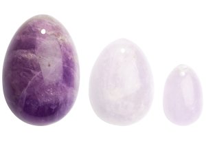 Yoni vajíčko z ametystu Amethyst Egg (L), velké – Yoni vajíčka