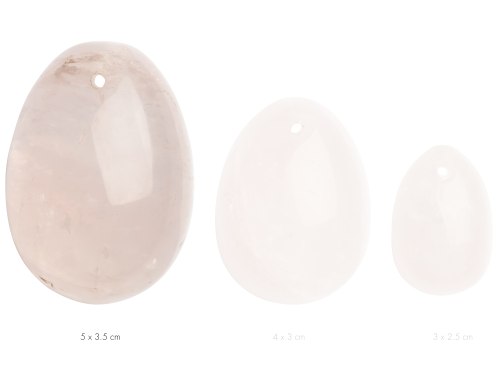 Yoni vajíčko z růženínu Rose Quartz Egg (L), velké