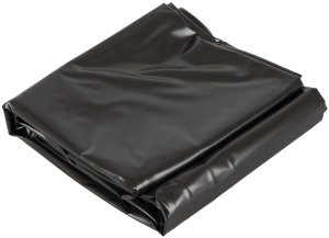 Měkčené lakované vinylové prostěradlo (200 x 230 cm), černé – Lakované ložní prádlo (lesklé)