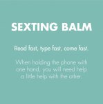 Stimulační balzám s hřejivým efektem Sexting Balm