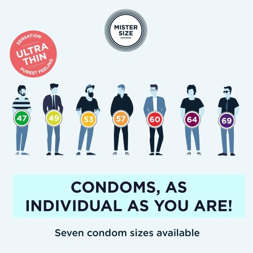 Kondomy MISTER SIZE 53 mm, 3 ks