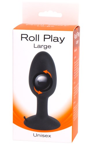 Anální kolík s vnitřní kuličkou Roll Play Large
