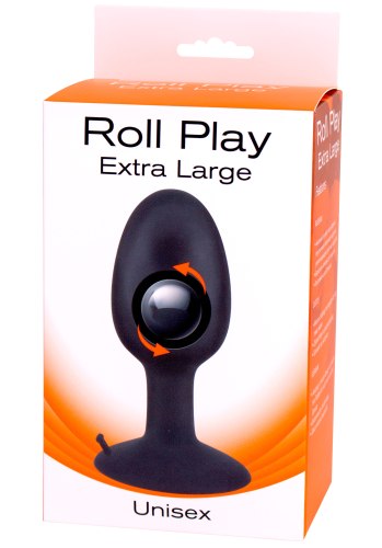 Anální kolík s vnitřní kuličkou Roll Play Extra Large
