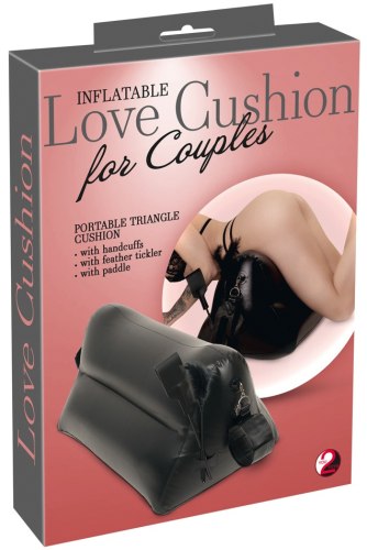 Nafukovací podložka na sex s BDSM pomůckami Love Cushion Portable Triangle