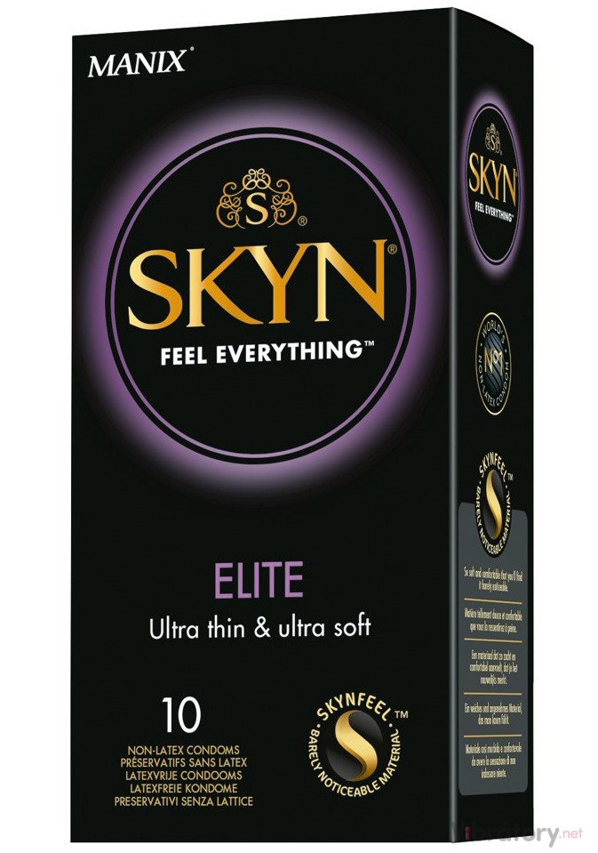 Levně Ultratenké kondomy bez latexu SKYN Elite, 10 ks