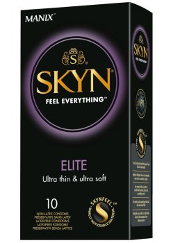 Ultratenké kondomy bez latexu SKYN Elite, 10 ks – Kondomy bez latexu