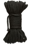 Konopné lano na bondage Hogtied Bind & Tie 50 ft, 15 m (černé)