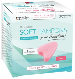 Menstruační houbičky Soft-Tampons MINI, 3 ks – Menstruační houbičky (tampony)