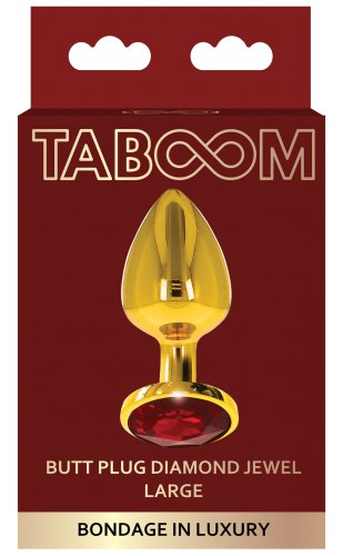 Luxusní kovový kolík se šperkem Taboom, L