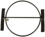 Kovový bondage kruh s pouty