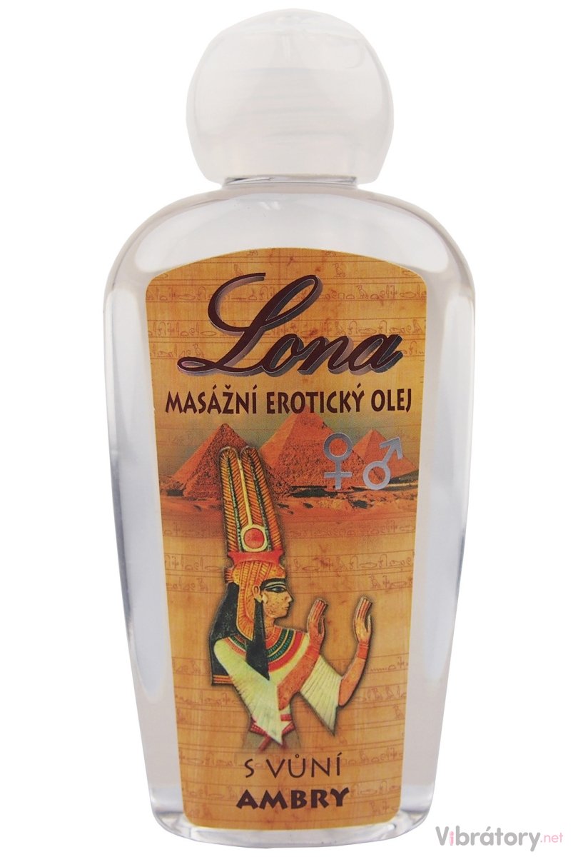 Levně Masážní olej LONA s vůní ambry, 130 ml