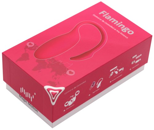 Nabíjecí vibrační bezdrátové vajíčko Flamingo – ovládané mobilem
