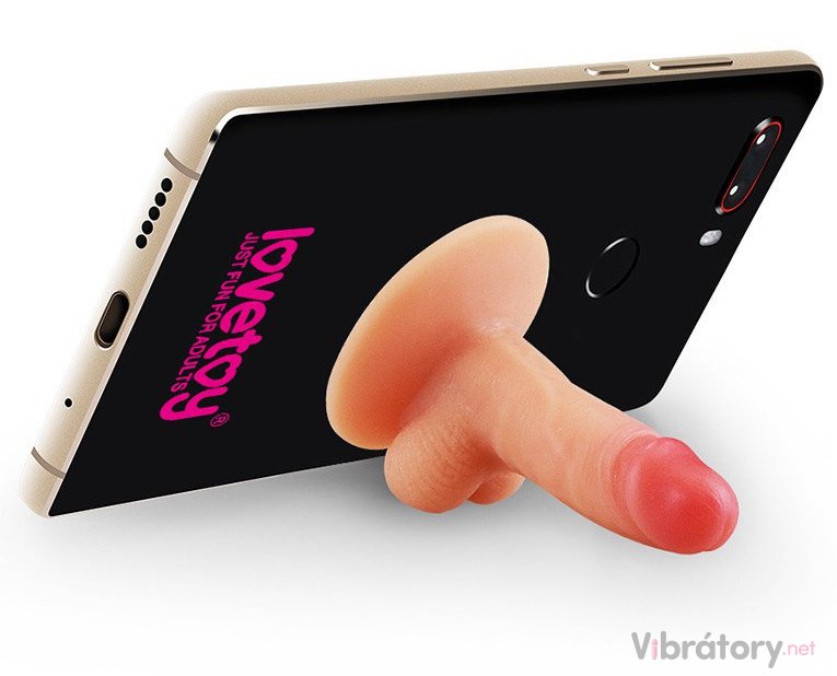 Levně Stojánek na mobil ve tvaru penisu Lovetoy
