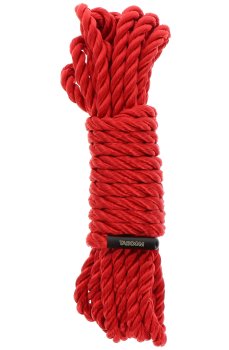 Lano Taboom, 5 m (červené) – Bondage lana na vzrušující svazování