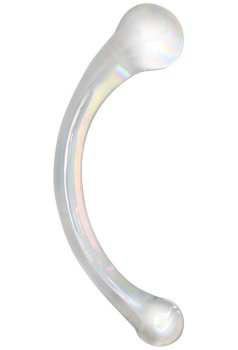 Oboustranné skleněné dildo Sensual Glass Wanda – Skleněná dilda