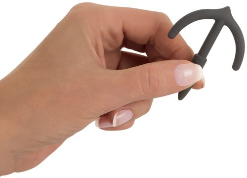 Silikonový kolík do penisu ve tvaru kotvy Sperm Stopper, 8 mm