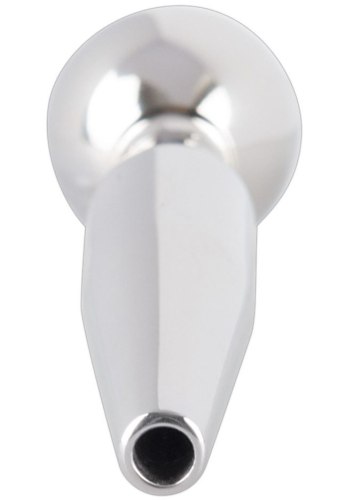 Nerezový kolík do penisu Cum-Thru Play (dutý), 5 – 10 mm