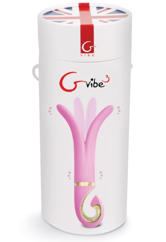 Luxusní dvojitý vibrátor Gvibe 3 Candy Pink