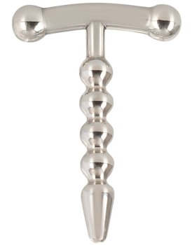 Kovový kolík do penisu ve tvaru kotvy Anchor Small (kuličkový), 8 mm – Penis plugy (kolíky do penisu)