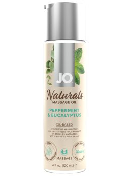 Esenciální masážní olej System JO Peppermint & Eucalyptus – Erotické masážní oleje a emulze