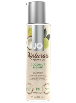 Esenciální masážní olej System JO Coconut & Lime – Erotické masážní oleje a emulze