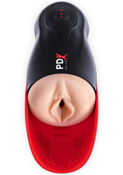 Sací a vibrační masturbátor PDX Elite Fuck-O-Matic – Vibrační vaginy