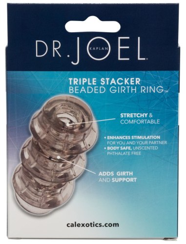 Stimulační návlek Triple Stacker Beaded Girth Ring