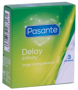 Kondomy Pasante Delay Infinity - na oddálení ejakulace – Kondomy na oddálení ejakulace