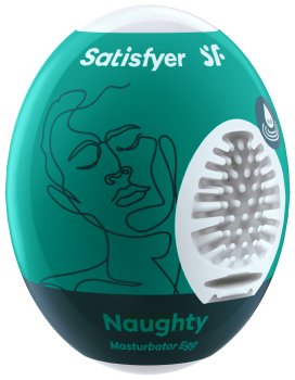 Masturbační vajíčko Satisfyer Naughty – Masturbátory bez vibrací (honítka)
