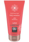 Ochucený lubrikační gel Shiatsu Strawberry Love Lubricant – jahoda