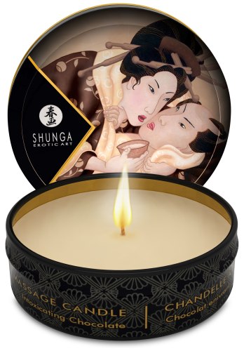 Masážní svíčka Shunga Excitation Intoxicating Chocolate