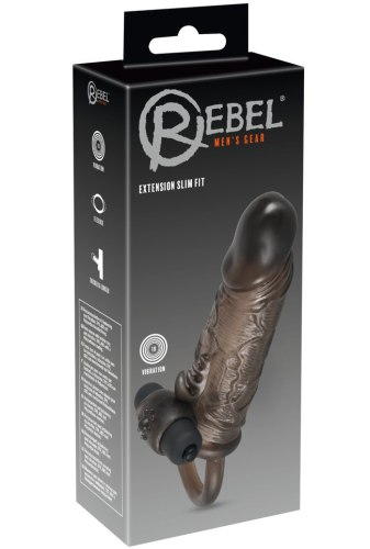 Vibrační návlek na penis a varlata Rebel Extension Slim Fit