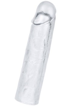 Zvětšovací návlek na penis Flawless Clear +1" (2,5 cm) – Prodlužovací návleky na penis