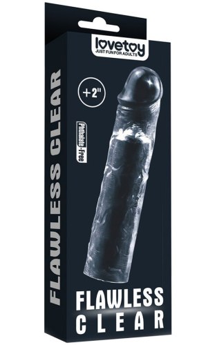 Zvětšovací návlek na penis Flawless Clear +2" (5 cm)