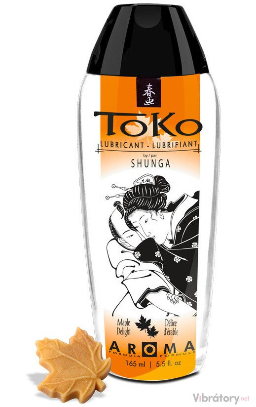 Ochucený lubrikační gel Shunga Toko Aroma Maple Delight, 165 ml