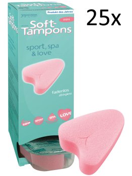 Menstruační houbičky Soft-Tampons MINI, 25 ks (2 ks zdarma) – Menstruační houbičky (tampony)