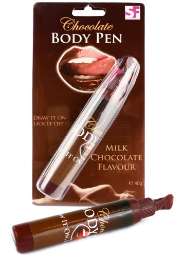 Slíbatelný bodypainting Chocolate Body Pen