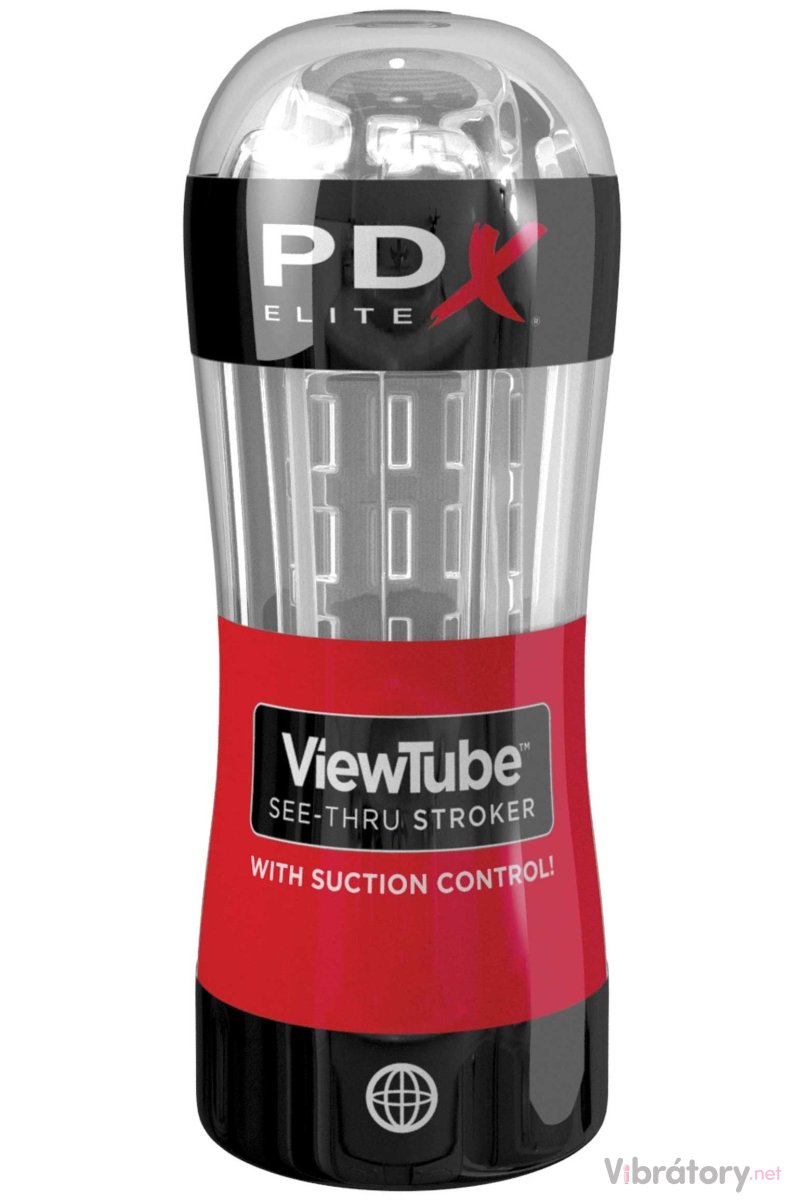 Průhledný masturbátor PDX Elite ViewTube