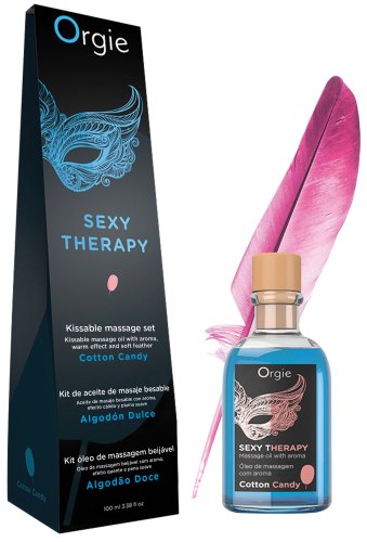 Slíbatelný masážní set Sexy Therapy Cotton Candy