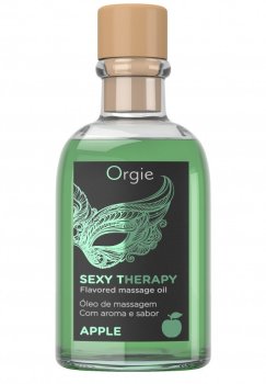 Slíbatelný masážní set Sexy Therapy Apple – Erotické masážní oleje a emulze