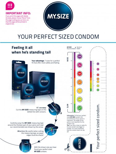 Kondom MY.SIZE 47 mm, 1 ks