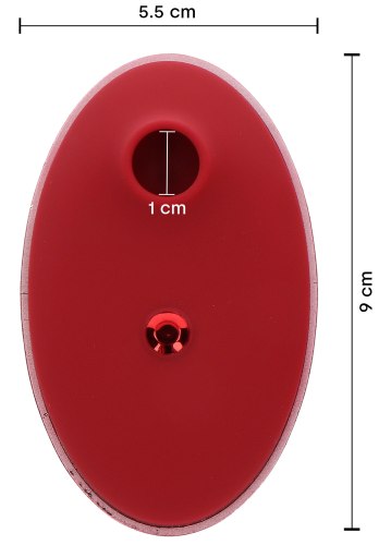 Pulzační stimulátor klitorisu Ruby Red Diamond