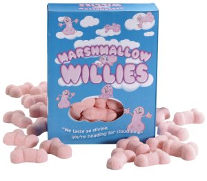 Želé bonbóny ve tvaru penisů Marshmallow Willies – Erotické sladkosti